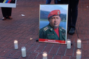 Memorial for Hugo Chavez | by Steve Rhodes | Flickr | Creative Commons