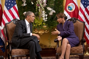 President Obama and President Chinchilla in Costa Rica | Photo by: The White House | Public domain