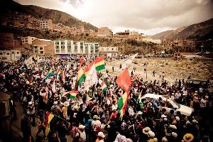 Los marchistas del TIPNIS llegan a La Paz (19/10/2011) Photo credit: Szymon Kochanski / Foter / CC BY-NC-ND 