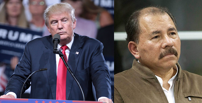 Donald Trump and Daniel Ortega
