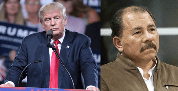 Donald Trump and Daniel Ortega