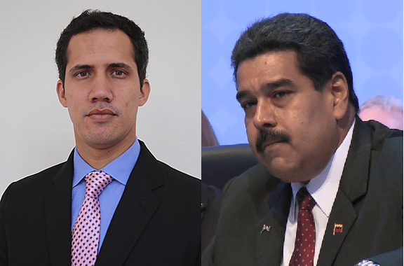 Guaidó and Maduro image