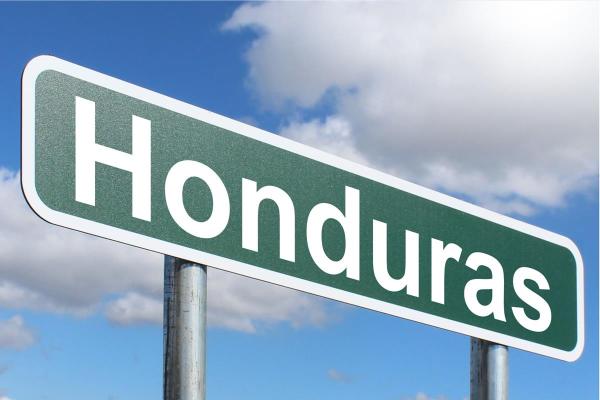 Honduras Highway Sign