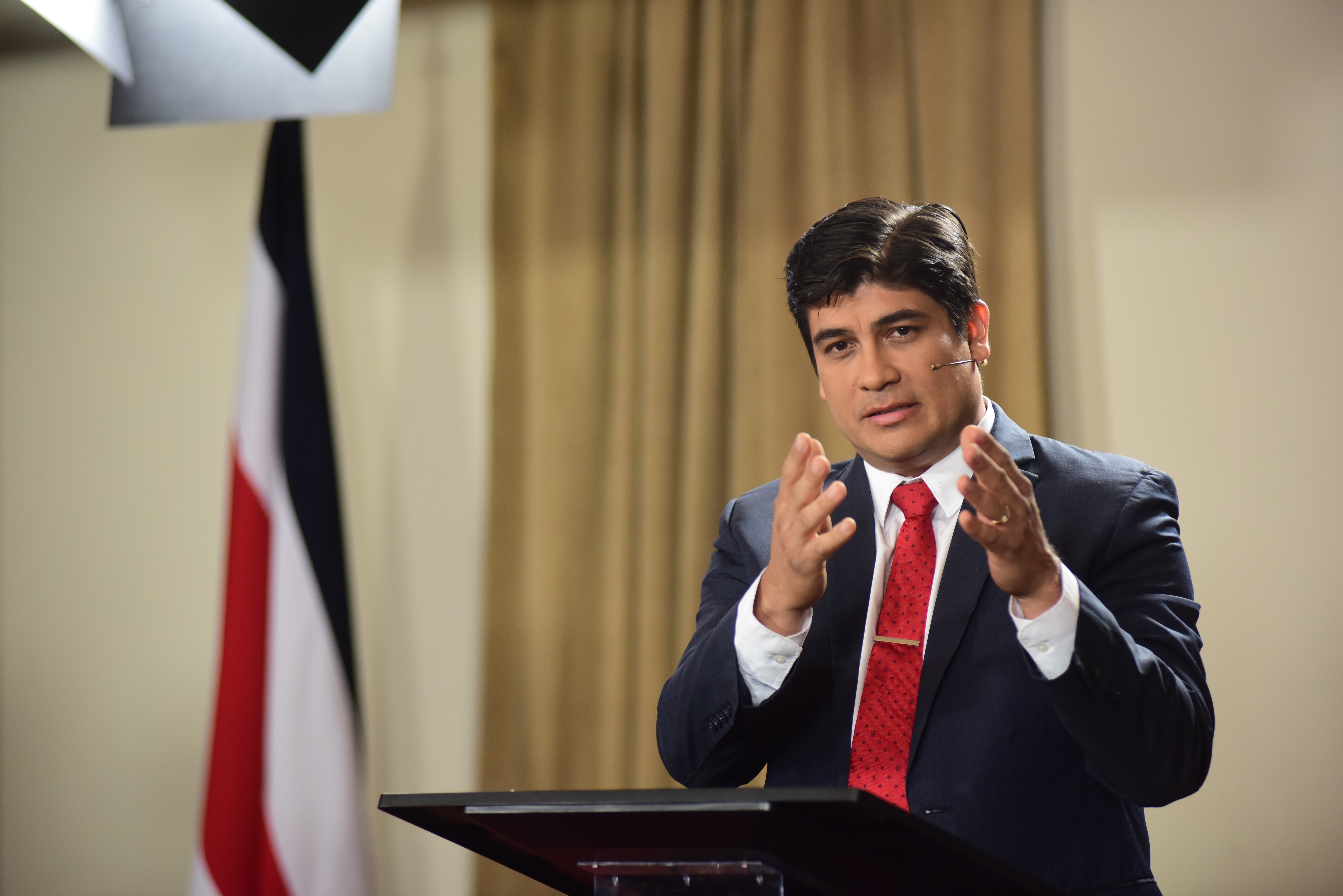 President of Costa Rica Carlos Alvarado Quesada